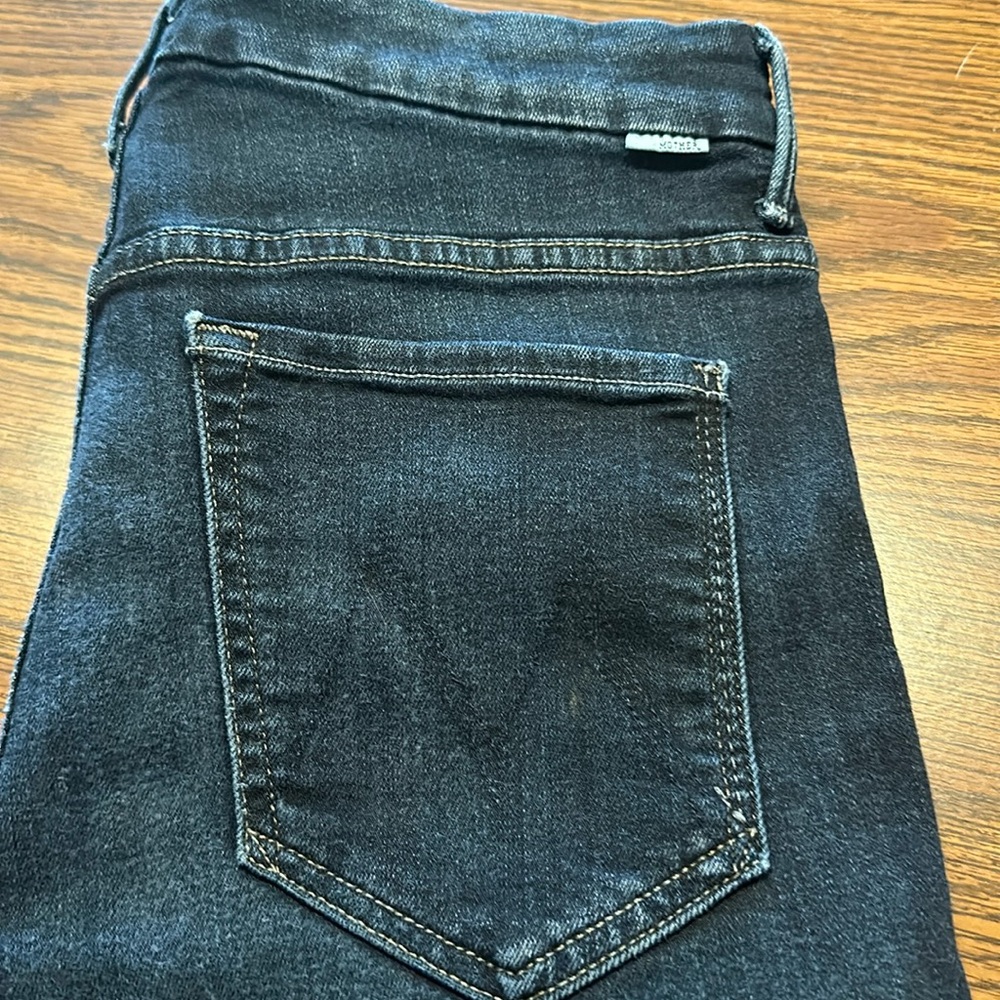 MOTHER Women’s Skinny Jeans - Dark Indigo